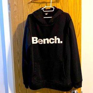 Mens XL black and white Bench hoodie.